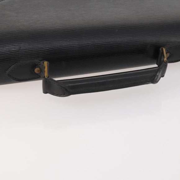 LOUIS VUITTON Epi Serviette Conseiller Briefcase Black M54422 LV Auth BA10821