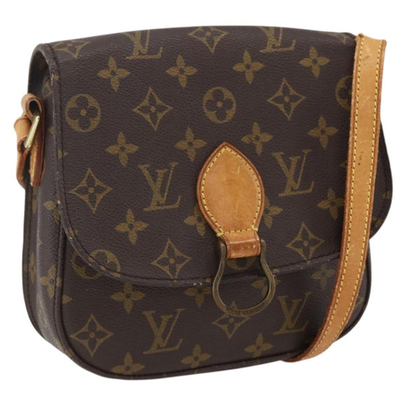 LOUIS VUITTON Monogram Saint Cloud MM Shoulder Bag M51243 LV Auth BA10823