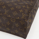 LOUIS VUITTON Monogram Sac Plat Hand Bag M51140 LV Auth BA10825-9
