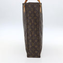 LOUIS VUITTON Monogram Sac Plat Hand Bag M51140 LV Auth BA10825-4