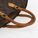 LOUIS VUITTON Monogram Sac Plat Hand Bag M51140 LV Auth BA10825-7