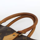 LOUIS VUITTON Monogram Sac Plat Hand Bag M51140 LV Auth BA10825-8