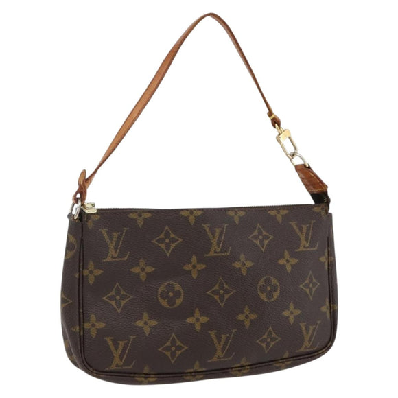 LOUIS VUITTON Monogram Pochette Accessoires Pouch M51980 LV Auth BA10833