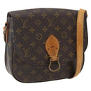 LOUIS VUITTON Monogram Saint Cloud GM Shoulder Bag M51242 LV Auth BA10836-1