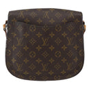 LOUIS VUITTON Monogram Saint Cloud GM Shoulder Bag M51242 LV Auth BA10836-2