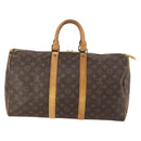 LOUIS VUITTON Monogram Keepall 45 Boston Bag M41428 LV Auth BA10838-3