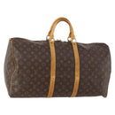 LOUIS VUITTON Monogram Keepall 55 Boston Bag M41424 LV Auth BA10839-1