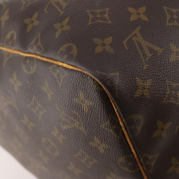 LOUIS VUITTON Monogram Keepall 55 Boston Bag M41424 LV Auth BA10839