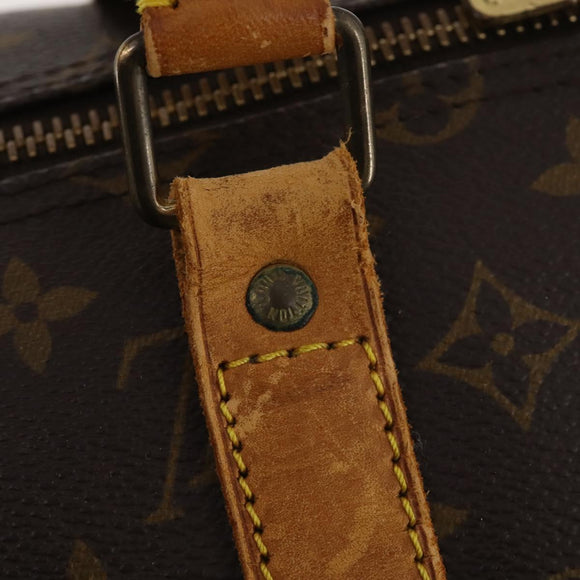 LOUIS VUITTON Monogram Keepall 55 Boston Bag M41424 LV Auth BA10839