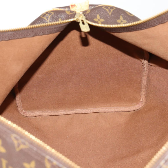 LOUIS VUITTON Monogram Keepall 55 Boston Bag M41424 LV Auth BA10839