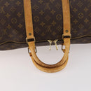 LOUIS VUITTON Monogram Keepall 55 Boston Bag M41424 LV Auth BA10839-7