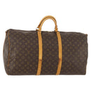 LOUIS VUITTON Monogram Keepall Bandouliere 60 Boston Bag M41412 LV Auth BA10840-1
