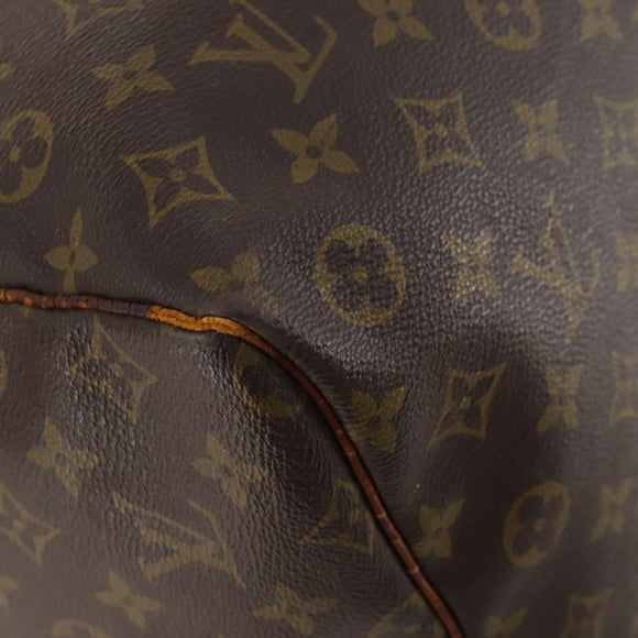 LOUIS VUITTON Monogram Keepall Bandouliere 60 Boston Bag M41412 LV Auth BA10840