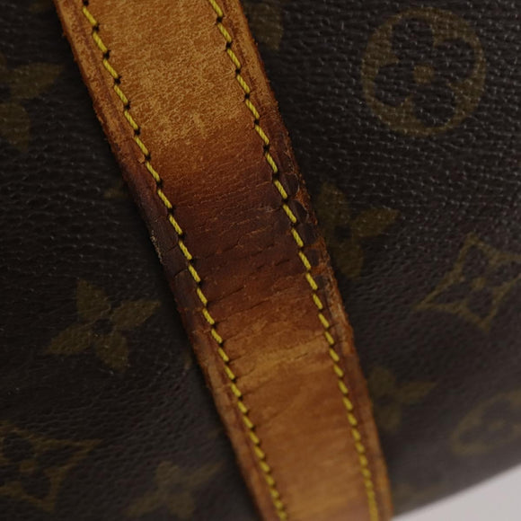 LOUIS VUITTON Monogram Keepall Bandouliere 60 Boston Bag M41412 LV Auth BA10840