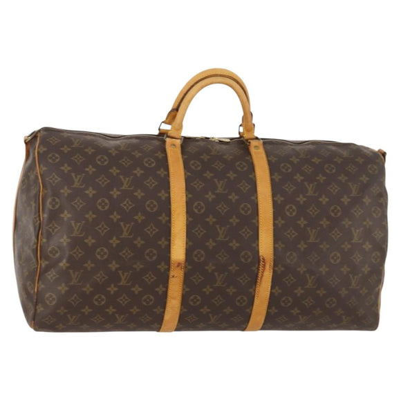 LOUIS VUITTON Monogram Keepall Bandouliere 60 Boston Tasche M41412 LV Auth BA10840