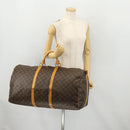 LOUIS VUITTON Monogram Keepall Bandouliere 60 Boston Bag M41412 LV Auth BA10840-22