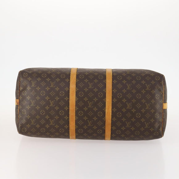 LOUIS VUITTON Monogram Keepall Bandouliere 60 Boston Tasche M41412 LV Auth BA10840