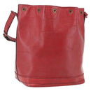 LOUIS VUITTON Epi Noe Shoulder Bag Red M44007 LV Auth BA10844-1