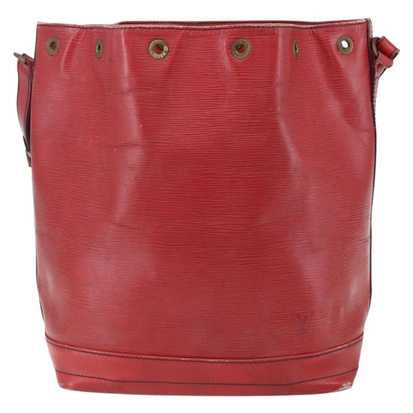 LOUIS VUITTON Epi Noe Shoulder Bag Red M44007 LV Auth BA10844