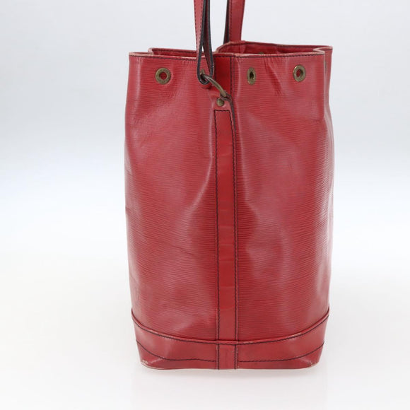 LOUIS VUITTON Epi Noe Shoulder Bag Red M44007 LV Auth BA10844