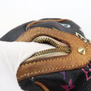 LOUIS VUITTON Monogram Multicolor Courtney MM Bag 2way Black M45642 Auth BA10845-11