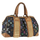 LOUIS VUITTON Monogram Multicolor Courtney MM tas 2-way zwart M45642 Auth BA10845-1