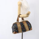 LOUIS VUITTON Monogram Multicolor Courtney MM Bag 2way Black M45642 Auth BA10845-22