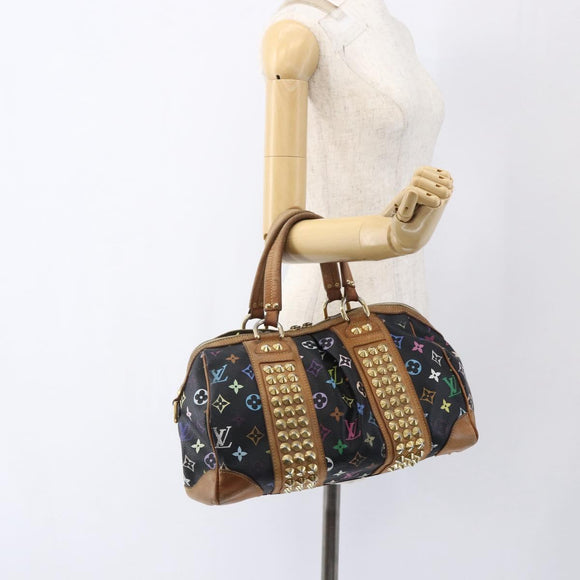 LOUIS VUITTON Monogram Multicolor Courtney MM tas 2-way zwart M45642 Auth BA10845