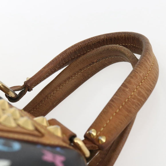 LOUIS VUITTON Monogram Multicolor Courtney MM Bag 2way Black M45642 Auth BA10845