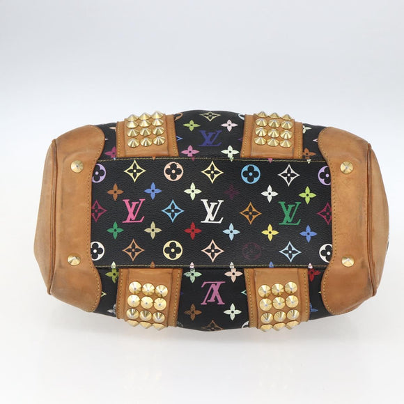 LOUIS VUITTON Monogram Multicolor Courtney MM Bag 2way Black M45642 Auth BA10845