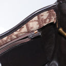Christian Dior Trotter Canvas Shoulder Bag Beige Gold Auth BA10847-20