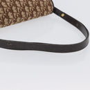 Christian Dior Trotter Canvas Shoulder Bag Beige Gold Auth BA10847-7
