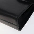 Salvatore Ferragamo Shoulder Bag Leather Black Gold Auth BA1085-15