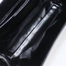 Salvatore Ferragamo Shoulder Bag Leather Black Gold Auth BA1085-11