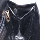 Salvatore Ferragamo Shoulder Bag Leather Black Gold Auth BA1085-18