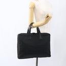 CHANEL New Travel Line Hand Bag Nylon Black CC Auth BA10852-22