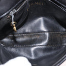 CHANEL Matelasse Waist Bag Leather Black Gold CC Auth BA10856-12