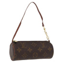 LOUIS VUITTON Monogram Papillon Pouch LV Auth BA10857-1