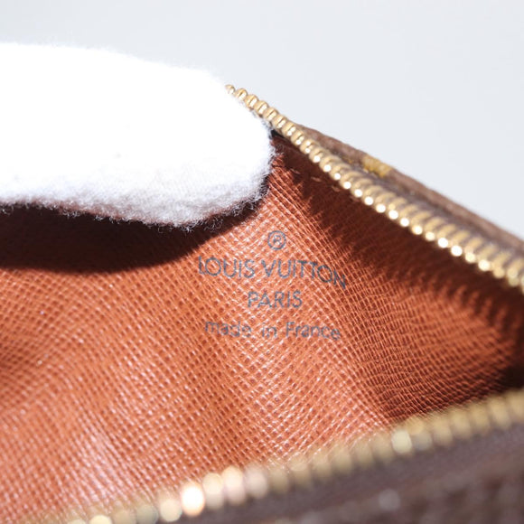 LOUIS VUITTON Monogram Papillon Pouch LV Auth BA10857
