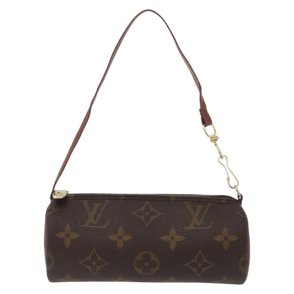 LOUIS VUITTON Monogram Papillon Pouch LV Auth BA10857