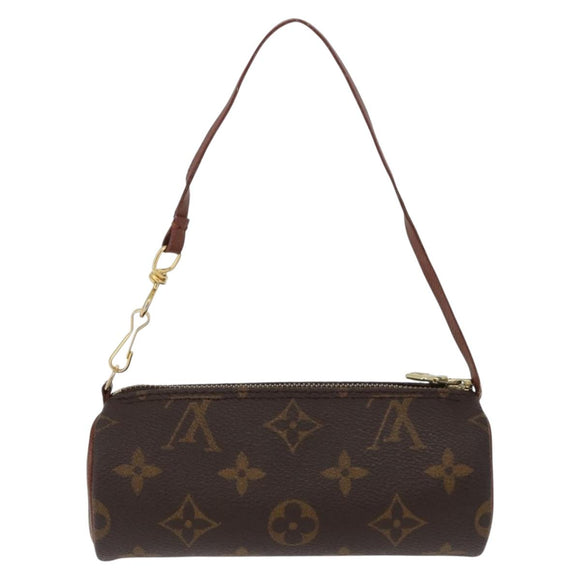 LOUIS VUITTON Monogram Papillon Pouch LV Auth BA10857
