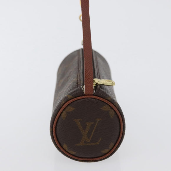 LOUIS VUITTON Monogram Papillon Pouch LV Auth BA10857