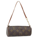 LOUIS VUITTON Monogram Papillon Pouch LV Auth BA10858-1