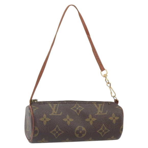 LOUIS VUITTON Monogram Papillon Pouch LV Auth BA10858