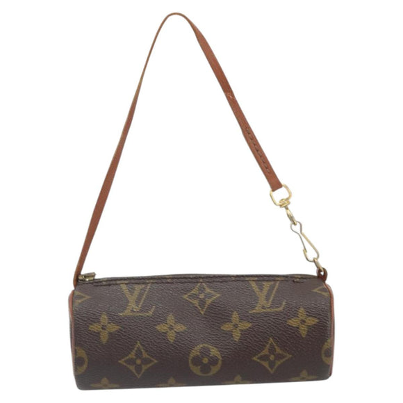 LOUIS VUITTON Monogram Papillon Pouch LV Auth BA10858