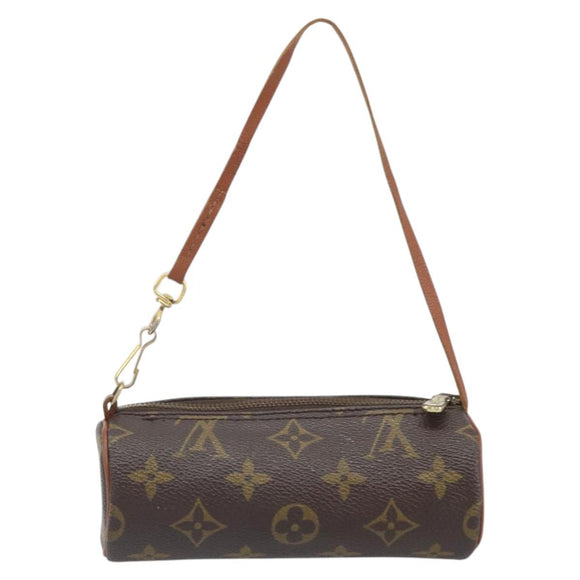 LOUIS VUITTON Monogram Papillon Pouch LV Auth BA10858