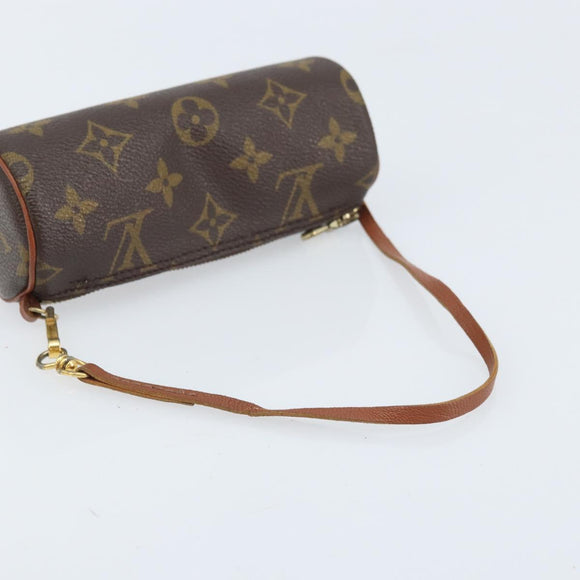 LOUIS VUITTON Monogram Papillon Pouch LV Auth BA10858