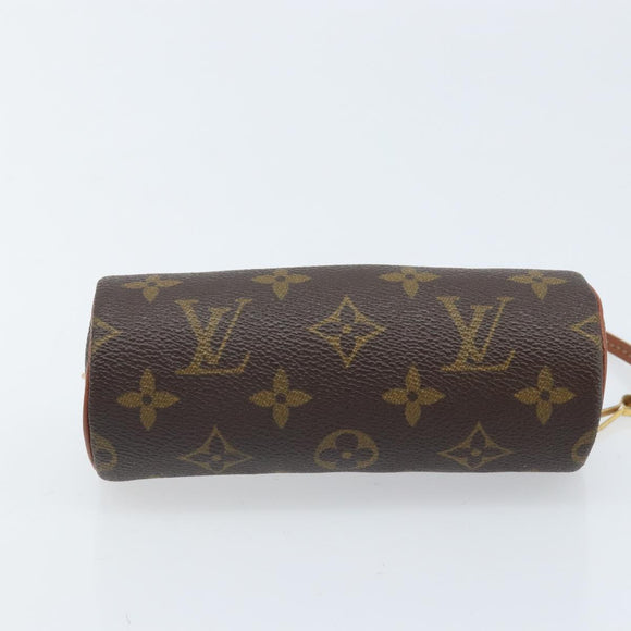 LOUIS VUITTON Monogram Papillon Pouch LV Auth BA10858