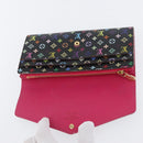 LOUIS VUITTON Multicolor Portefeiulle Sarah Portemonnee Zwart M60668 LV Auth BA10859V-18