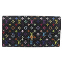 LOUIS VUITTON Multicolor Portefeiulle Sarah Portemonnee Zwart M60668 LV Auth BA10859V-13